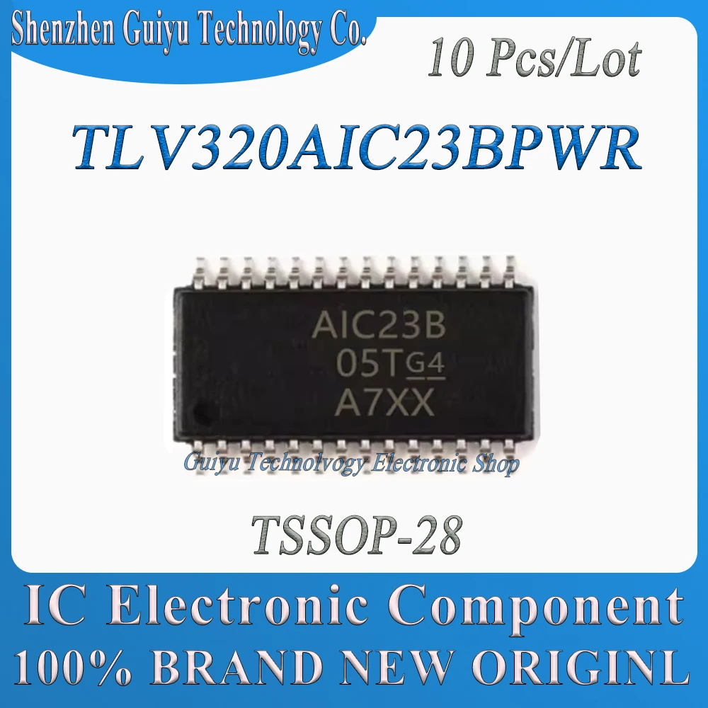 10 Pcs/Lot TLV320AIC23BPWR TLV320AIC23BP TLV320AIC23B TLV320AIC23 TLV320AIC TLV320 AIC23B AIC23 TSSOP-28 IC Chip