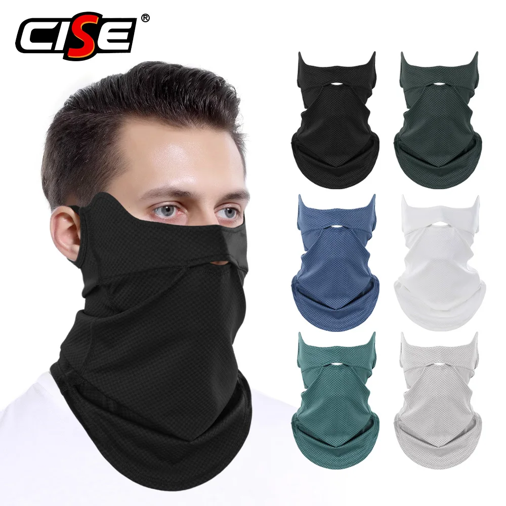 

Motorcycle Face Masks Breathable Cool Sun Protection Scarf Windproof Half Face Covering Outdoor Cycling Motorbike Rider Gear