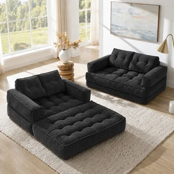 Modular Corduroy Sofa 1