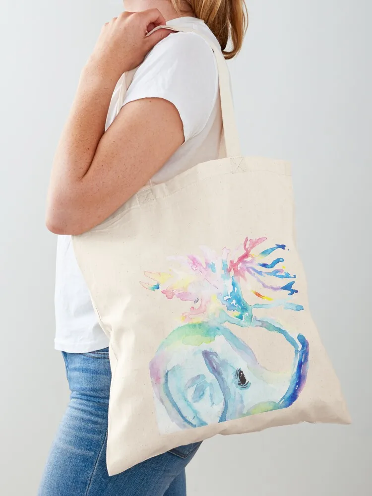 

Elephant madness Watercolor Tote Bag tote bag university Lady bags Woman shopper bag personalized tote