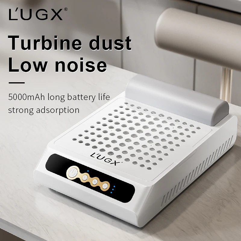 Strong Suction 70W Wireless Nail Dust Vacuum Cleaner Rechargeable 220V/110V  Nail Table Dust Collector