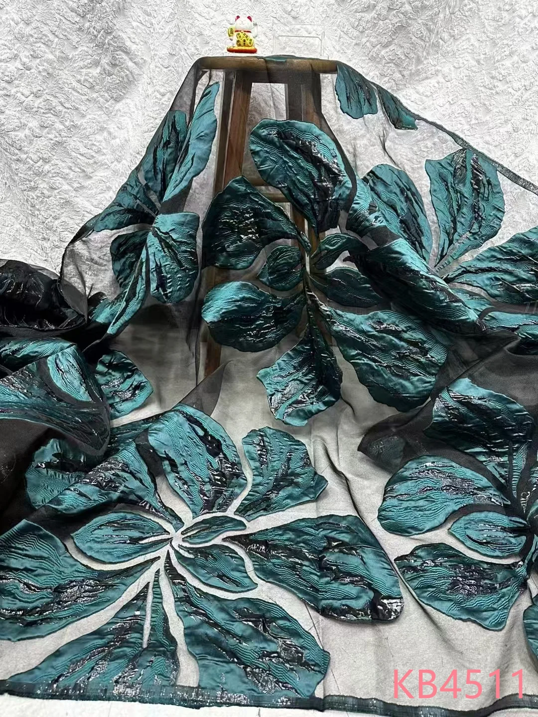

5 Yards Gilding Brocade Lace 2025 Luxury African Luxury Fabrics Green Jacquard Brocade Fabrics Purple Lilac Fabric For Wedding