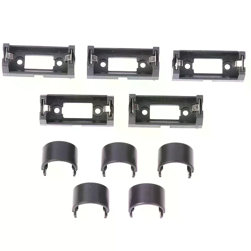 5 PCS Plug-in CR123A Battery Holder 16340 Battery Box Storage Cover for PCB DIY