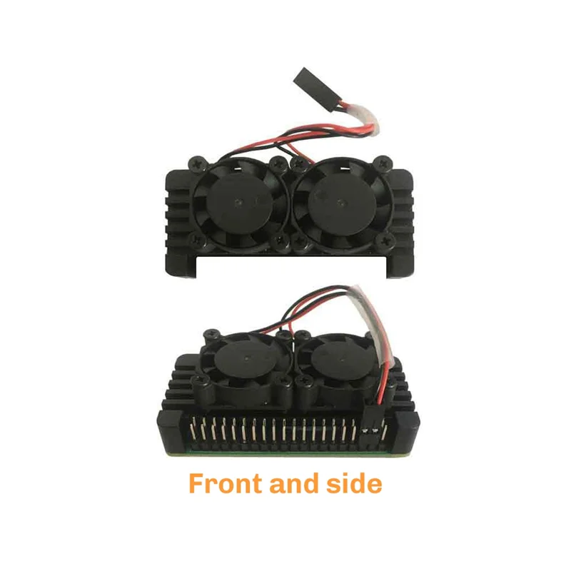 Superior Dual Fan Heatsink Case For Raspberry Pi Zero 2W Enhanced Cooling For PI0 2W Models For Overclocking / Intensive Project