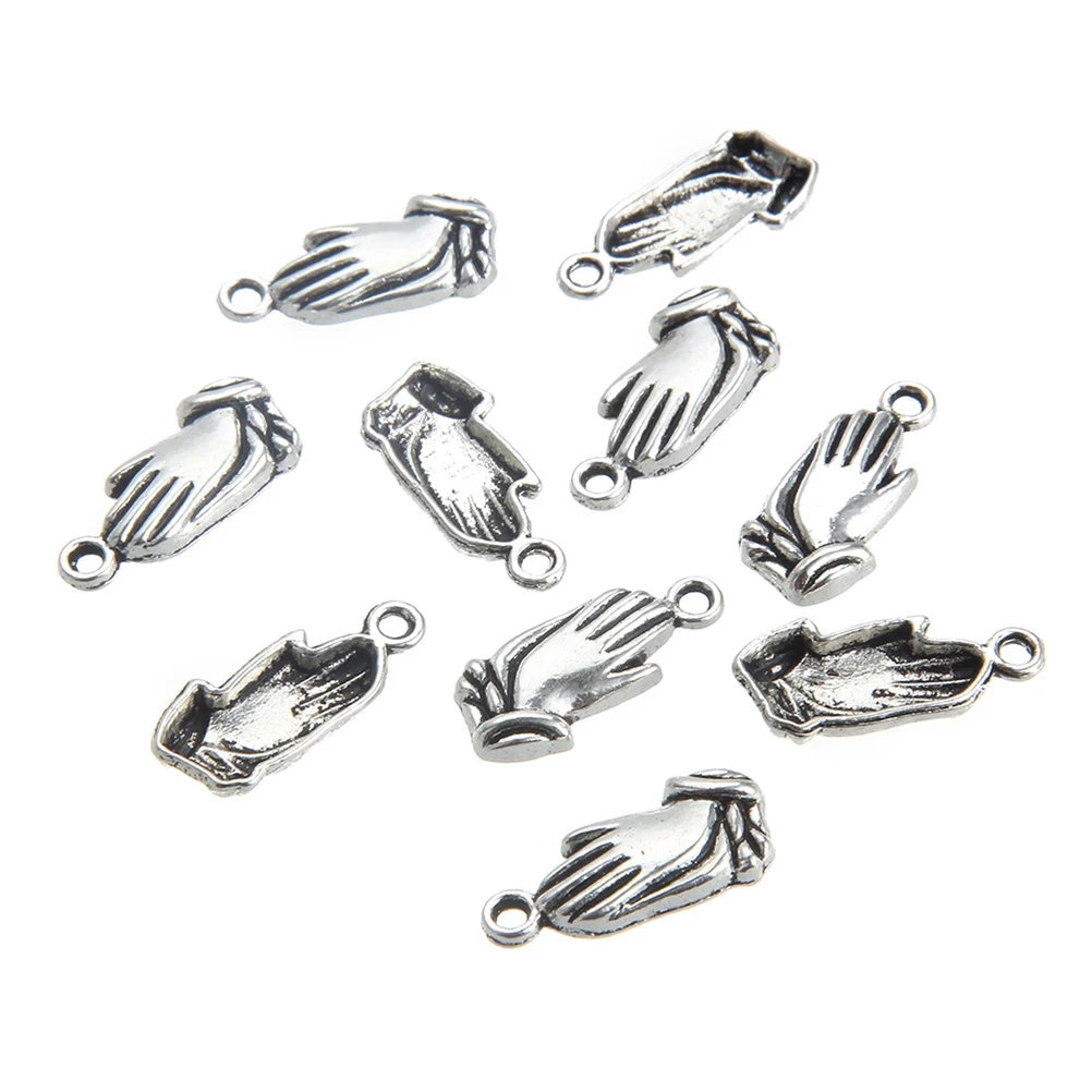 

5 Packs Prayer Ornament Alloy Zen Charms for DIY Jewelry Making Silver Necklace Bracelet Earrings Project Pendant Accessories