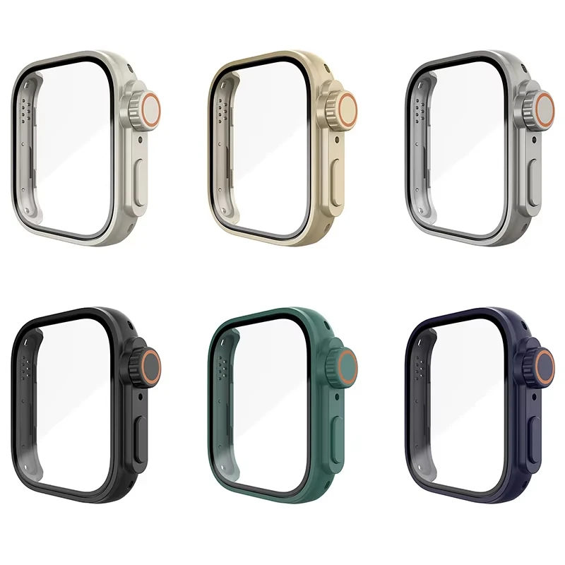 Change To Ultra Case for Huawei Watch Fit 3 Case Tempered Glass Screen Protector for Huawei Smartwatch Fit 3 upgrade to ultra 2