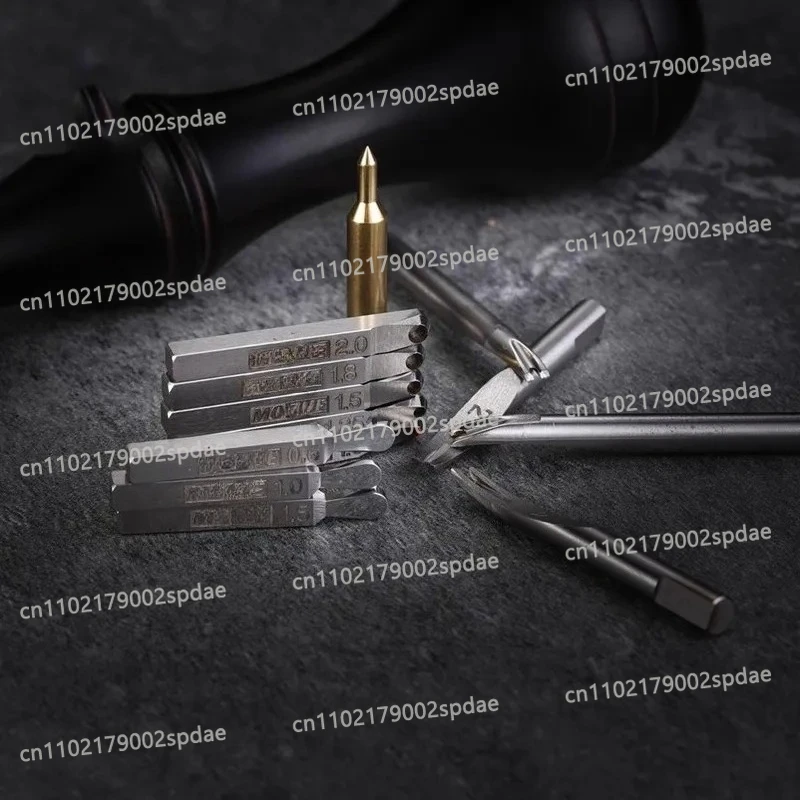 Multifunctional Leather Edge Marking And Grooving Device Replaceable Blade Head DIY Leather Craft Cutting Embedding Tool
