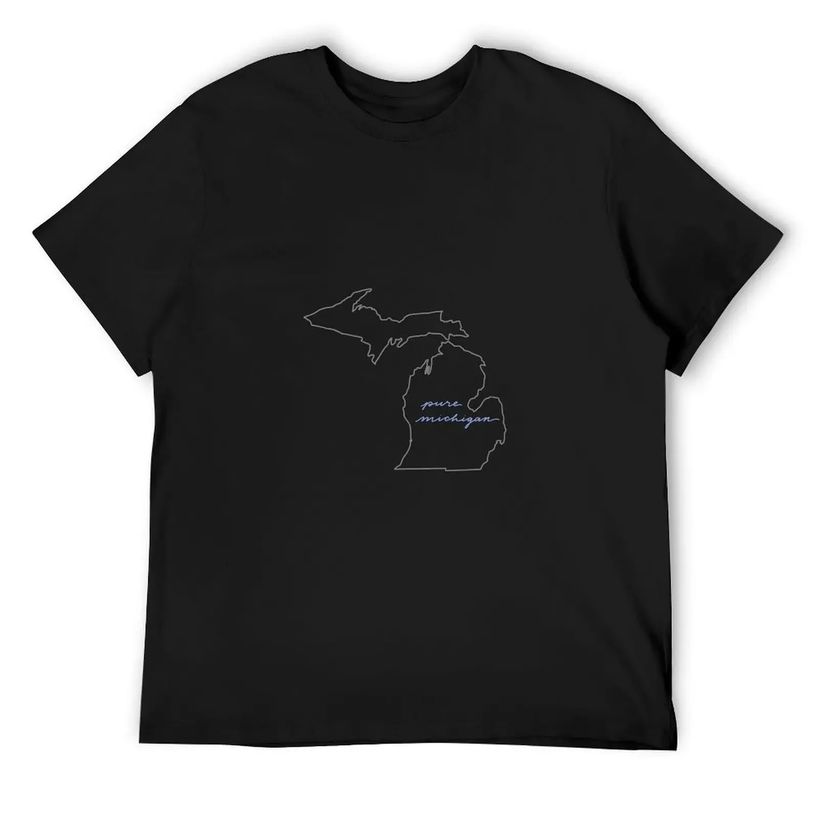 

Pure Michigan T-Shirt shirts graphic tees Funny t-shirt man clothes sports fans fitted t shirts for men