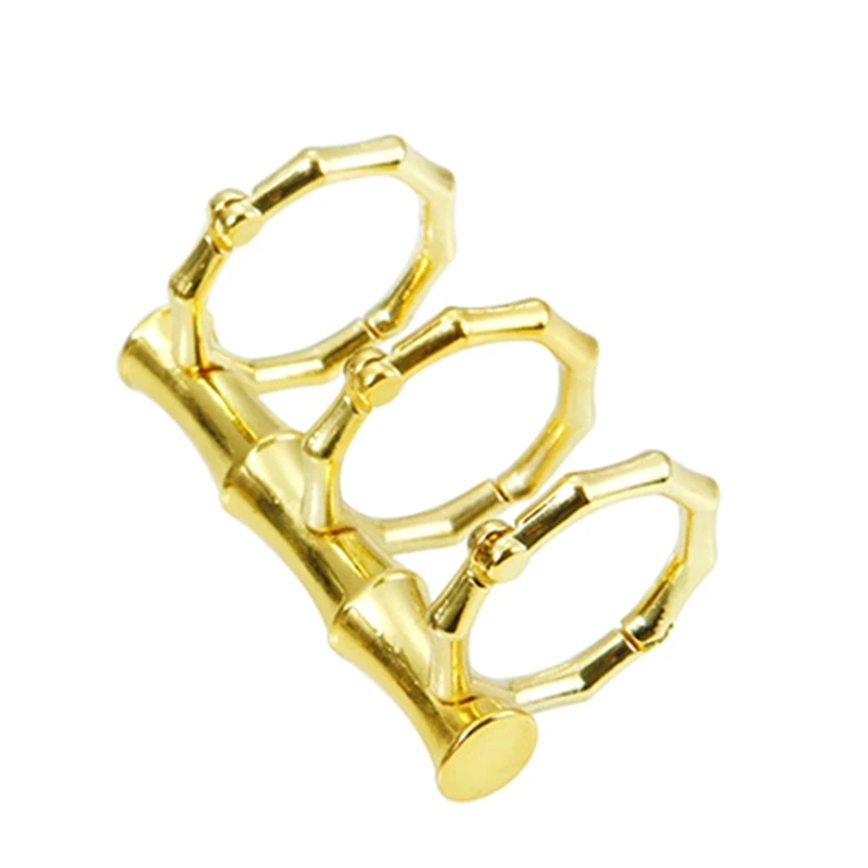 3 حلقة معدنية فضفاضة ليف binكتاب خواتم المفاجئة سبليت يتوقف مع 20 مللي متر القطر الداخلي DIY بها بنفسك السفر مذكرات ألبوم صور