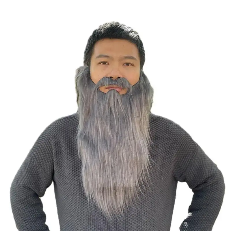 

Fake Beard Costume Halloween Mustache Costume Cosplay Costume Beard Festival Party Supplies for Kids and Adults Gifts