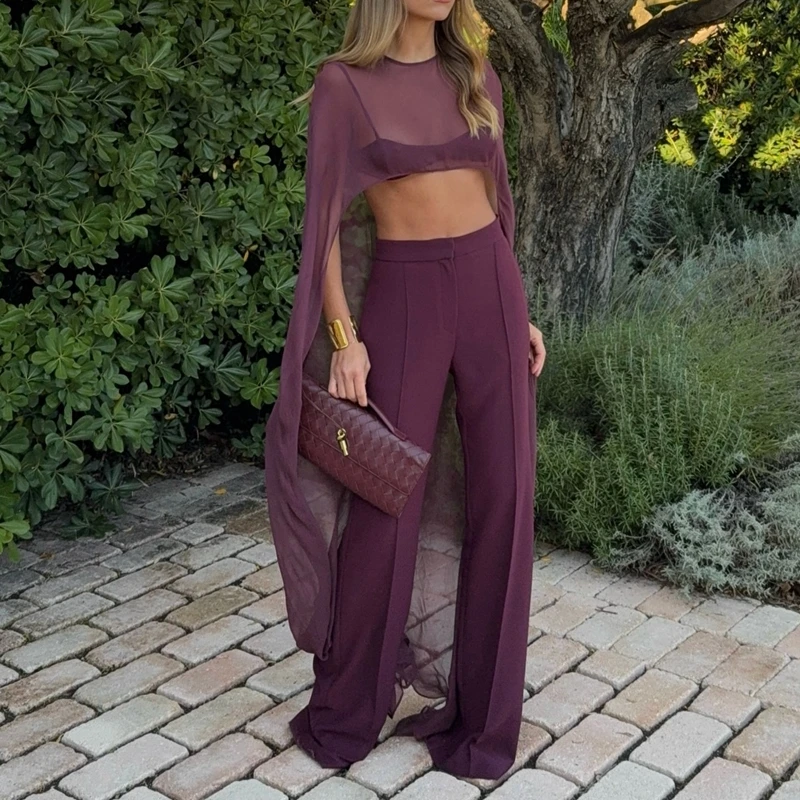 كومباسكي المرأة عالية منخفضة البولكا نقطة/الصلبة اللون شير التستر عطلة الصيف س الرقبة كيب بلوزة الإناث سترة طويلة الحفلات #2