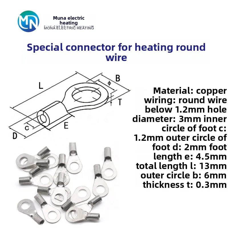 

Heating Wire Terminal for Sealing Machine Flat Wire Clip Electric Heating Wire Accessories Foot Pedal Sealer