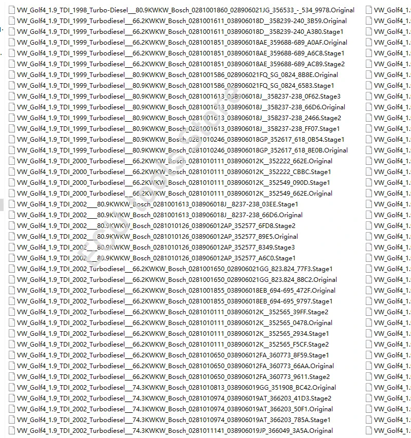 For VOLKSWAGEN Ecu Files Remapping  Touareg Passat Golf  Ori stage file Remap Tuning