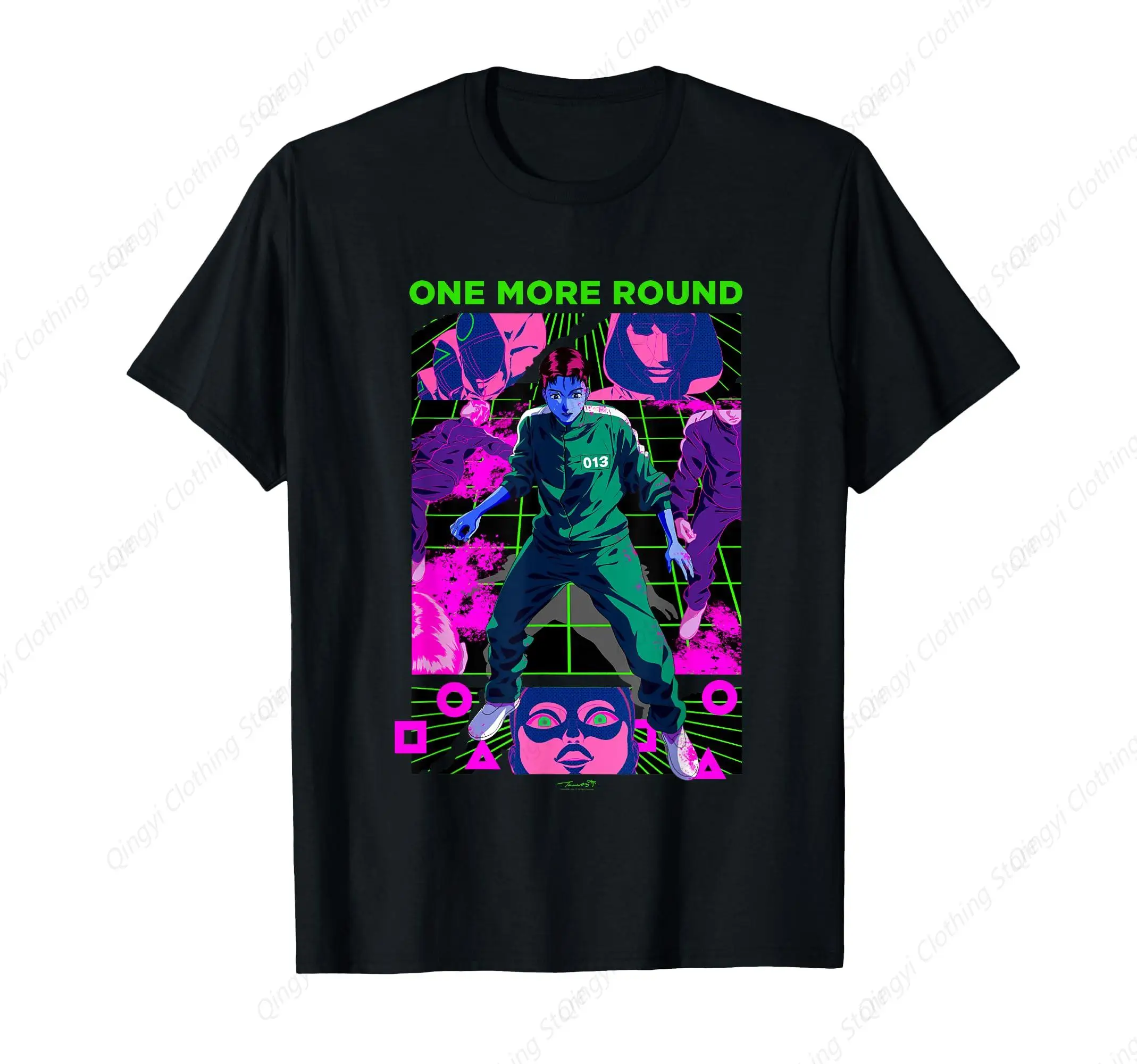 

One More Round Player Retro Manhwa Panels T-Shirt
