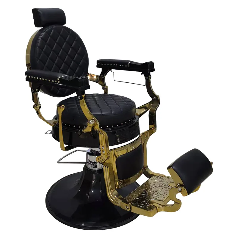

Retro oil head big chair men's barber shop special hair salon lift down down shave