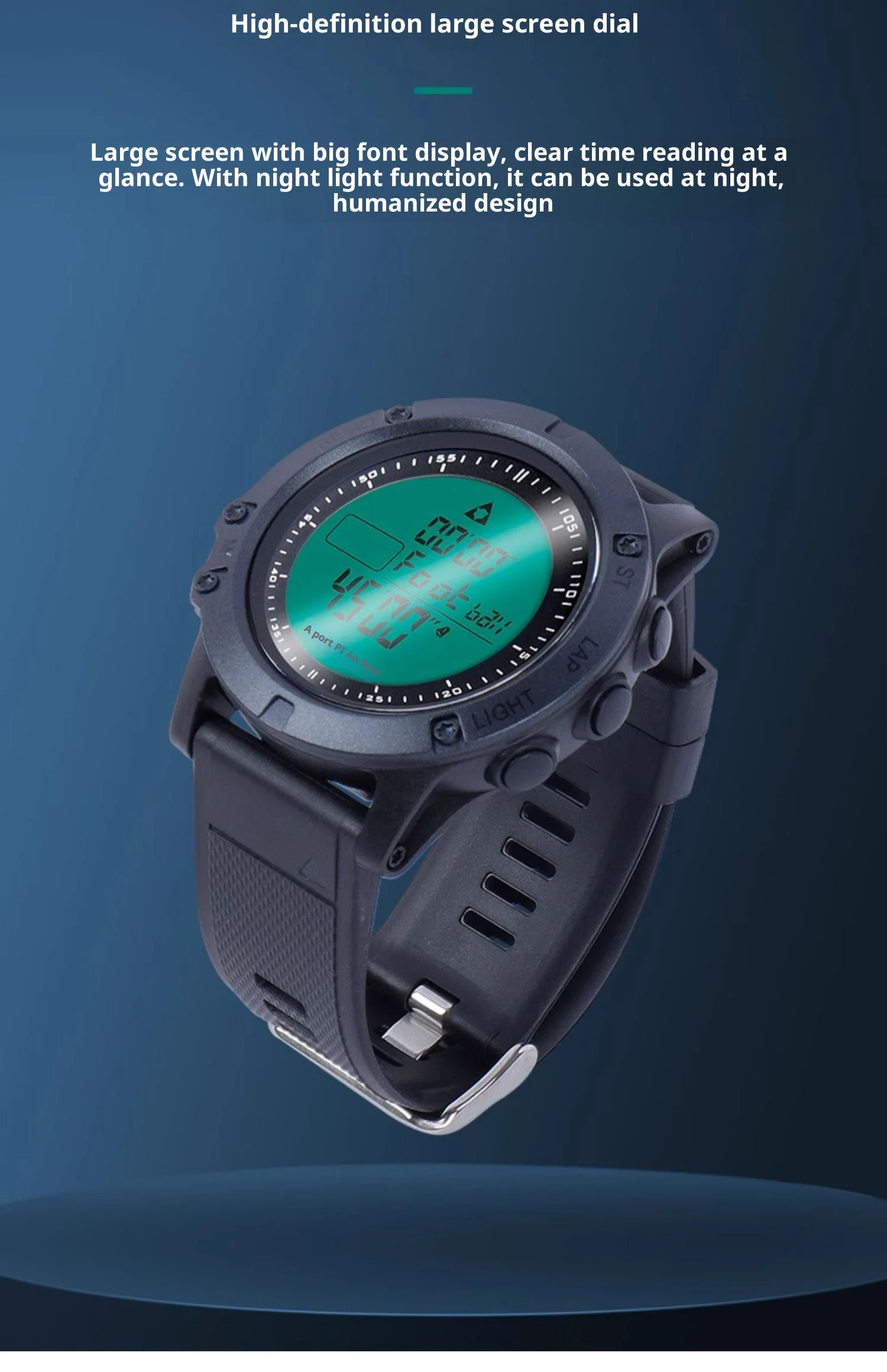 축구 심판 시계, 체육 교사용 러닝 타이머 시계, 전자 시계