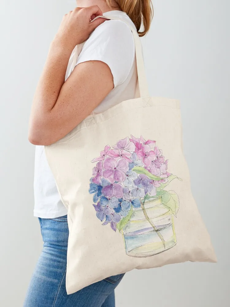 

Hydrangea, Still Life Tote Bag Beach bag reusable grocery bags Canvas bag Big