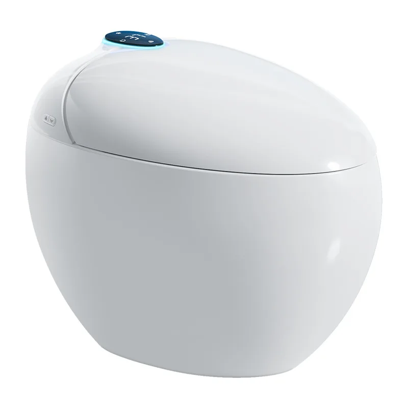 Bagno a forma di uovo Bagno elettrico automatico a filo WC intelligente in ceramica intelligente