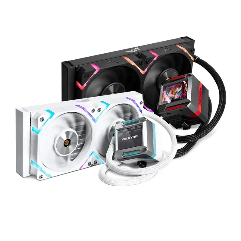 AIO CPU water cooling 240 radiator With 2.4-inch LCD H.264 playback For Intel LGA115X 17XX 20XX AMD AM4 AM5