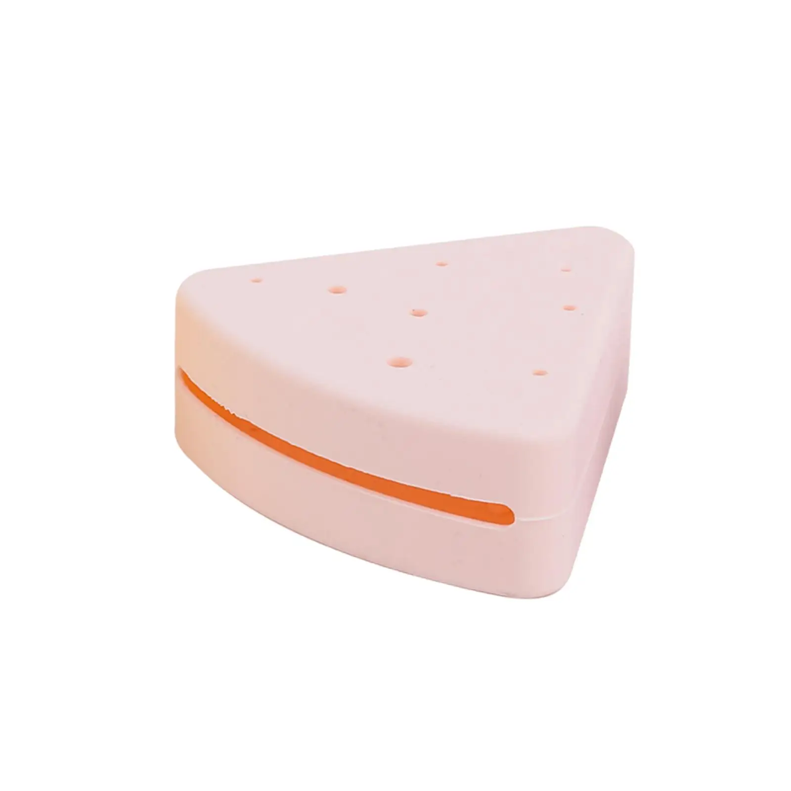 Triangle Makeup Sponge Holder Portable Compact Dustproof Soft Makeup Sponge Storage Box Powder Puff Case for Travel