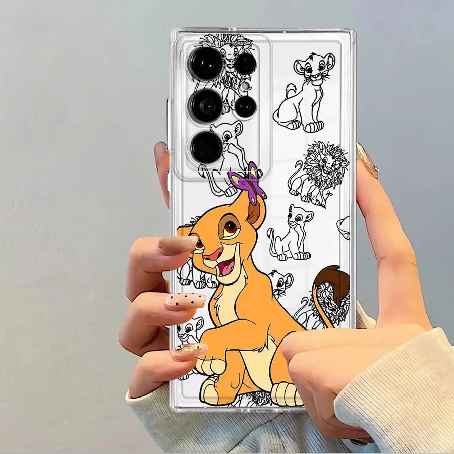 Disney Lion King Cool Funny Soft Cover Phone Case for Samsung Galaxy S25 Edge S21 S22 FE S20 Plus S24 S23 Ultra Note 20 Ultra 10