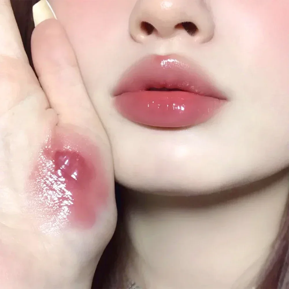 Specchio Acqua Luce Rossetto Idratante Acqua Lucido Solido Gelatina Smalto per labbra Impermeabile Ultimo Labbra rosse Trucco donna Cosmetici