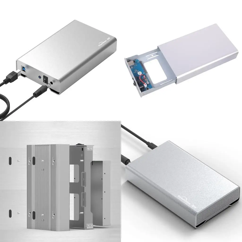 

652F 3,5 дюйма USB3.0/Тип C HDD корпус для случая для 8 ТБ SSD внешний для корпуса Shockpr