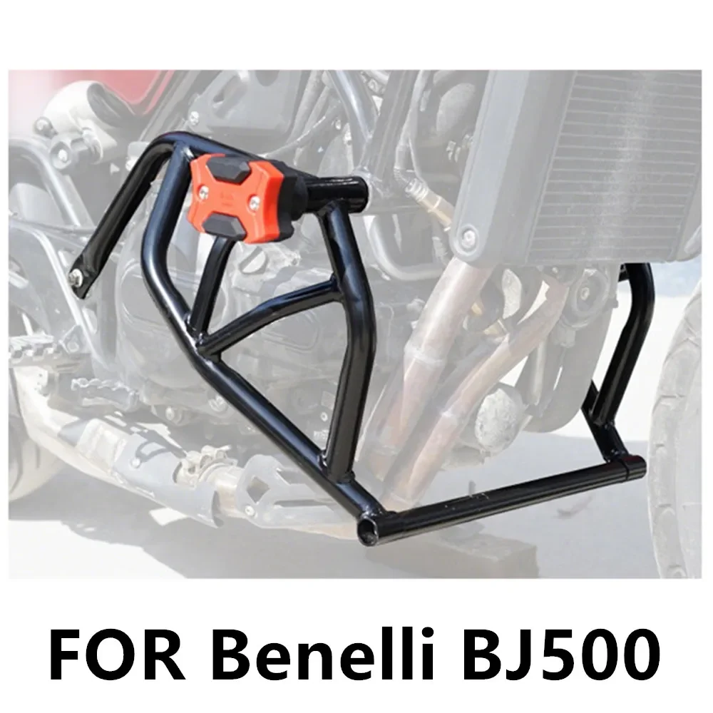 

Motorcycle Bumper Anti Drop Bar Front Bumper Engine Protection Guard Modification Accessories Fit for Benelli Leoncino 500 BJ500