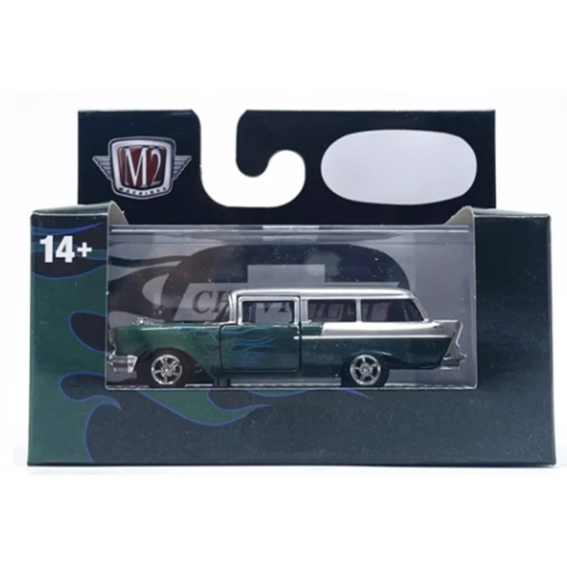 

Литой под давлением M2, масштаб 1:64, 1957 150, универсал, имитация сплава, модель автомобиля, коллекция, украшение для дисплея, игрушки, подарки