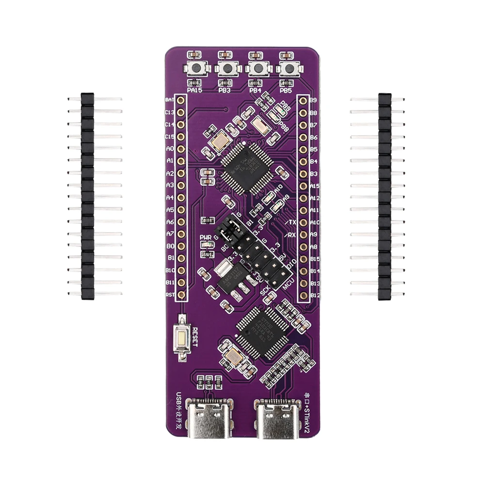 STM32F103C8T6 Development Board System Board Integration ST-LINK V2 Simulation Burner TTL Serial Port Download