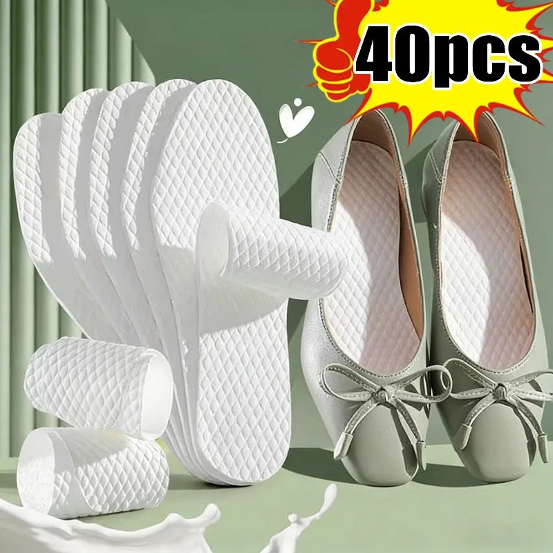Lightweight Summer Sport Insoles Disposable Breathable Anti-Odor Sweat Absorbent Pads Comfort Pain Relief Inserts for Travel