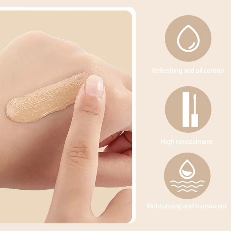 多機能リキッドファンデーションコンシーラースティックくまコレクター鼻輪郭シェーディングクリームハイライターメイクアップ化粧品