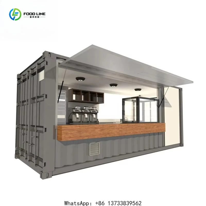 Customized Premade Container Coffee Bar Restaurant 20ft 40ft High Quality Cheap Price