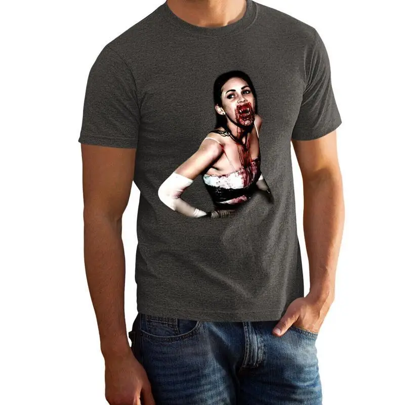 Vintage Feel Faded Grey Punxnkisses Jennifer Body Vampire Girl T Shirt 101136Gg