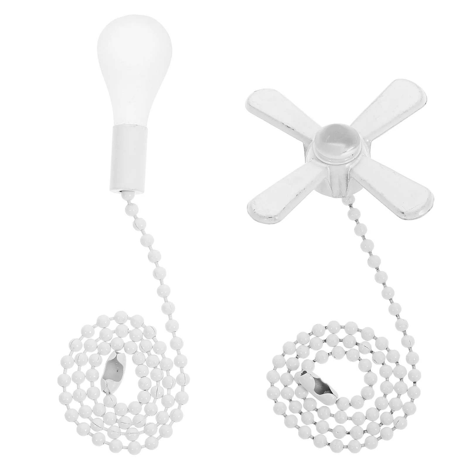 

2pcs Ceiling Fan Pull Chain Decorative Light Pull Extension Beaded Chain For Ceiling Light Bathroom Bedroom Lamp Accessories
