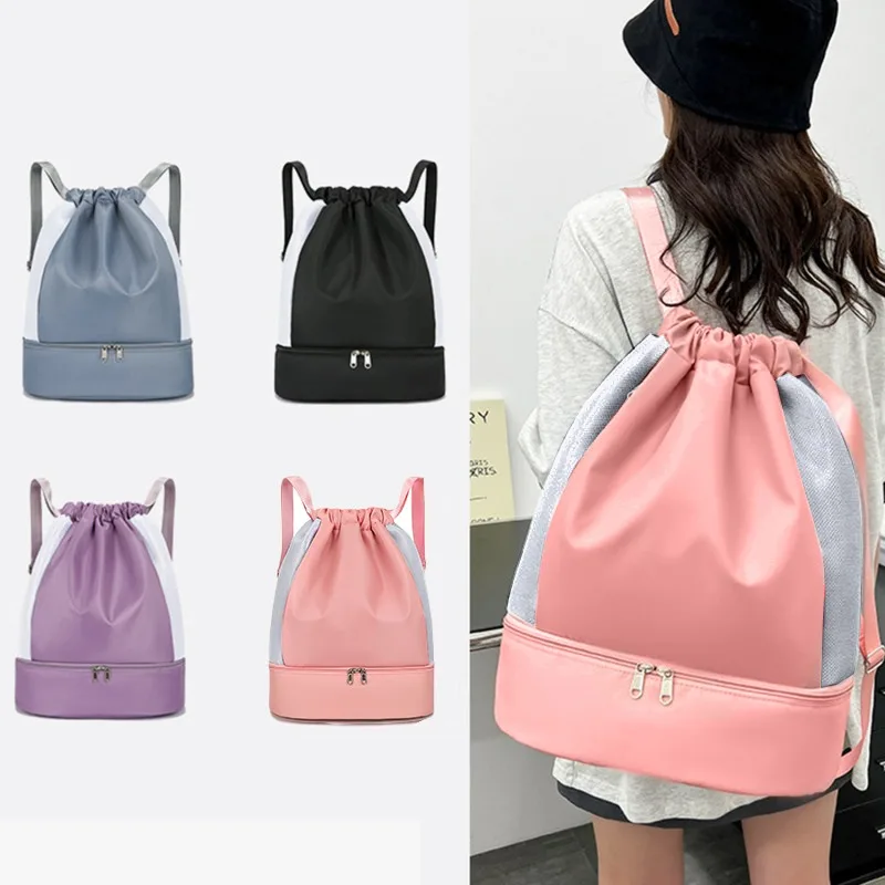 

Fitness bag Light Nylon Women Travel Backpack High Quality Durable Fabric School Backpack Portable Female Shopping Backpack