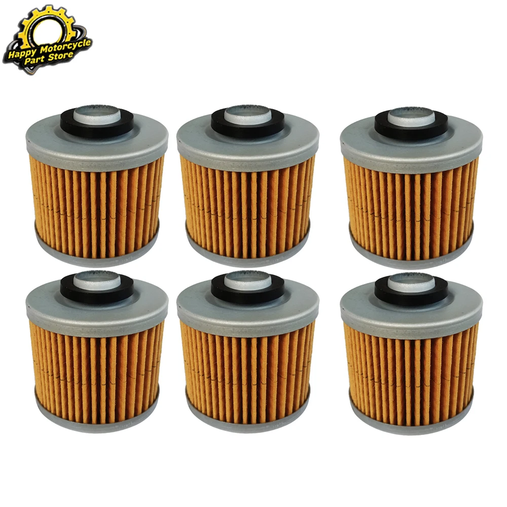 

1pc/2/4/6/8/10pc Motorcycle Part Fiber Paper Oil Filter for Yamaha YFM700 YFM700R Raptor SE GYTR Edition 686 YFM 700 R 2006-2017
