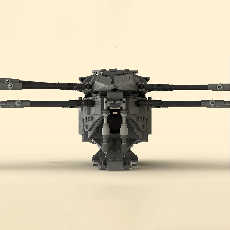 523pcs MOC Dune Ornithopter Sci-Fi 생체 공학 항공기 날개 달린 차량 사막 행성 운송 DIY 모델 빌딩 블록 생일 선물