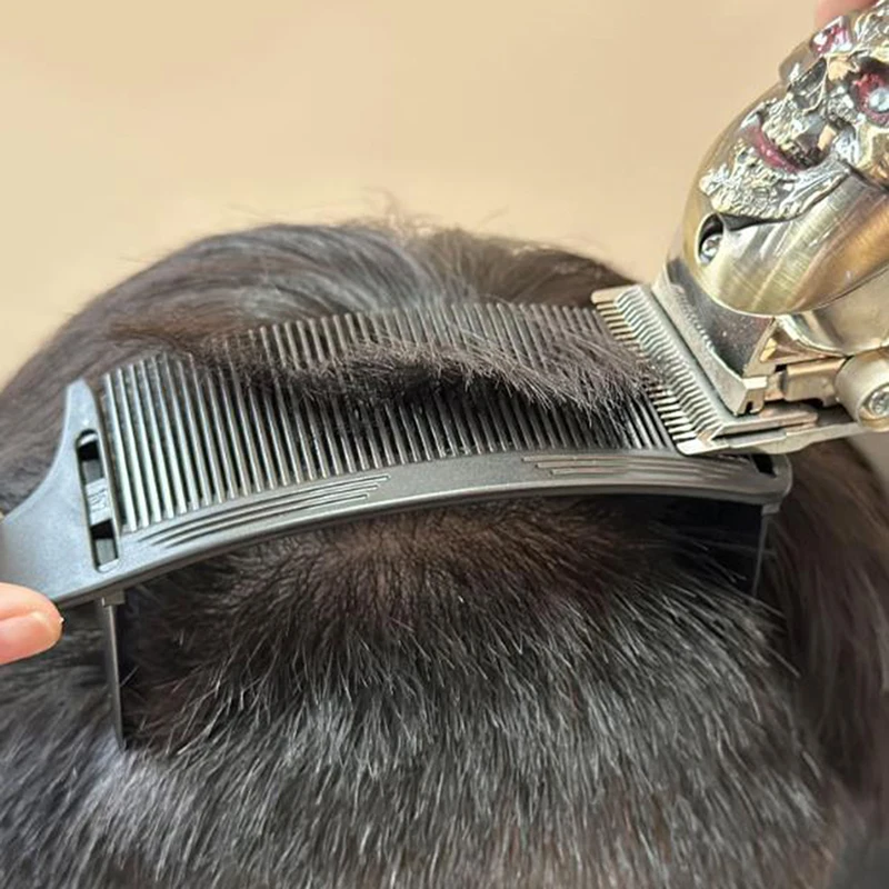 New Professional Barber Hair Cutting Curved Positioning Comb Adjustable S Arc Design Hair Comb Hairdresser Tools