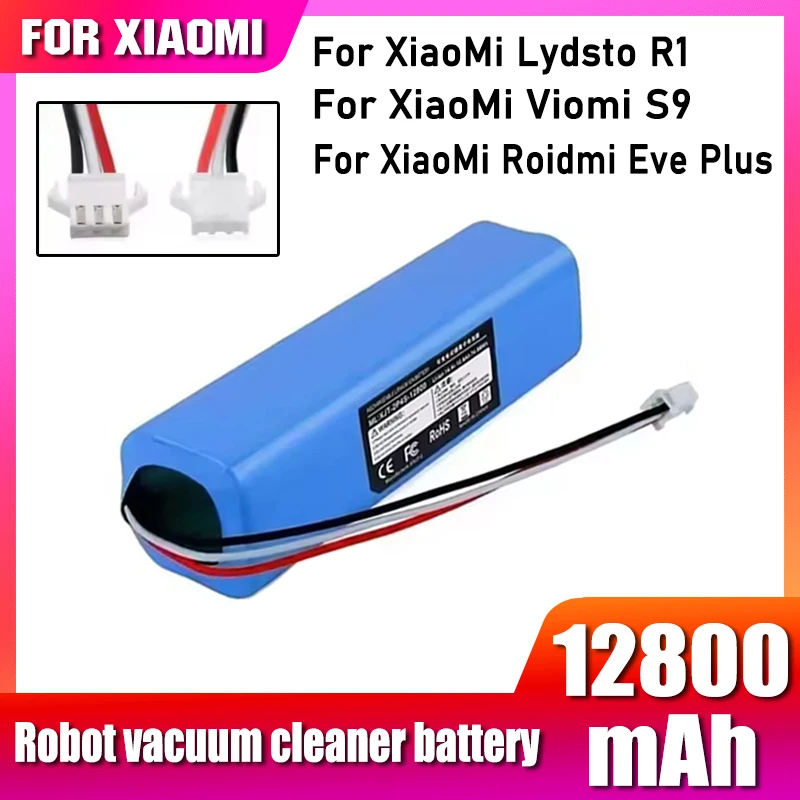14.4V large capacity lithium battery for Xiaomi M7 Pro,M7 Max,M8 Pro,Lydsto R1,VIOMI S9 robot vacuum cleaner battery replacement