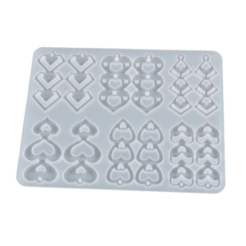 Earring Resin Molds Jewelry Casting Molds Silicone Pendant Mould Fruit Epoxy Resin Molds for DIY Earring