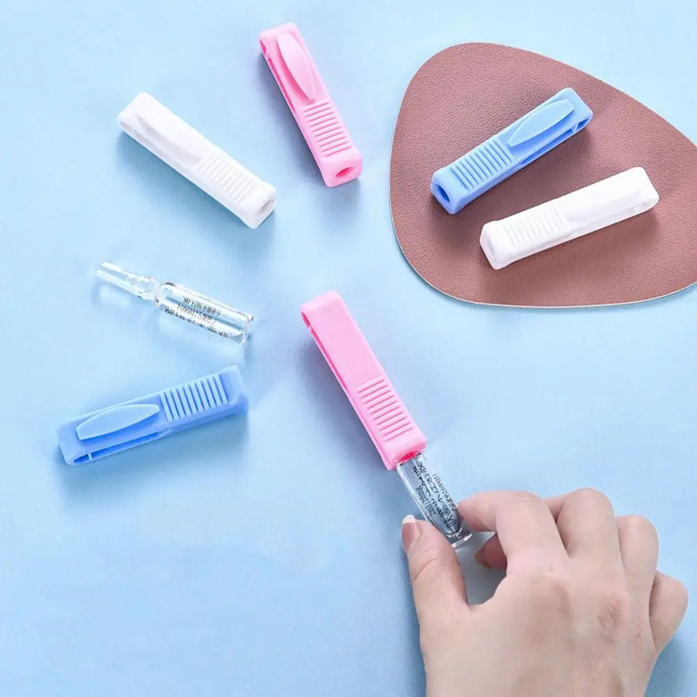 6pcs Ampoule Opener White Pink Blue Glass Cutter Hospital Accessories Vial Breaker Labor Saving Devices Bottle Tool