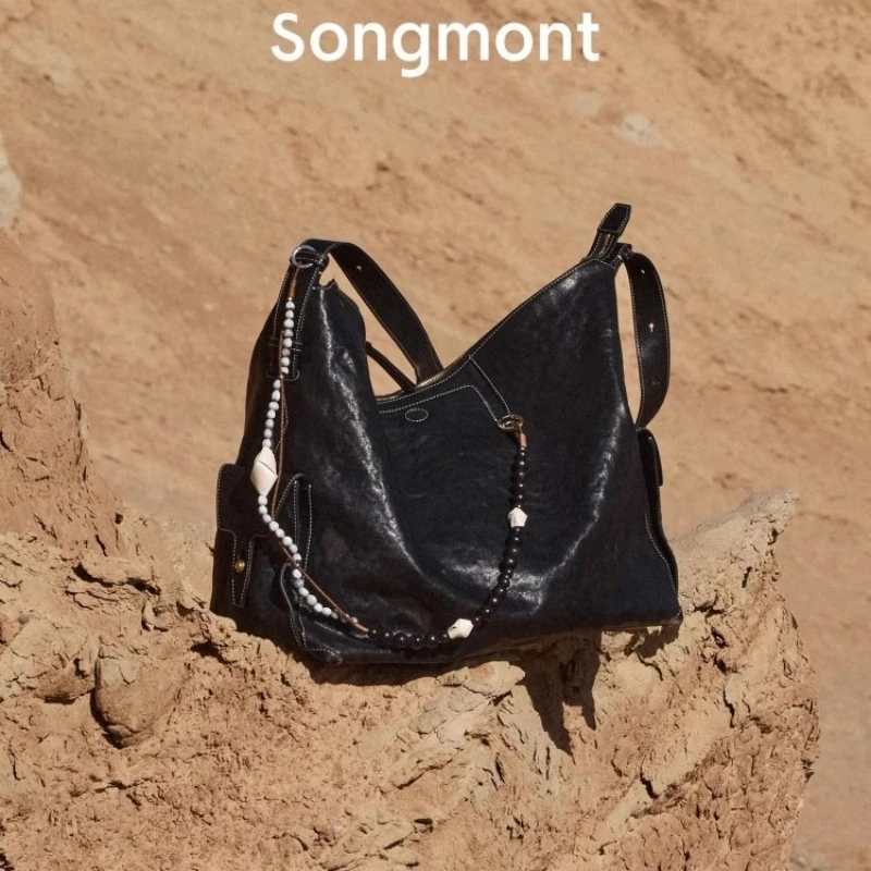 

Songmont Yamashita Arimatsu Trail Travel hobo bag large capacity crossbody computer bag