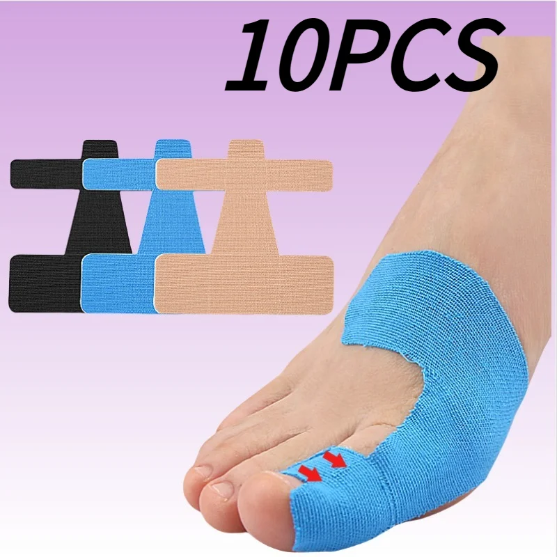 

Кинезиологическая лента Hallux Valgus, корректор большого пальца ноги для занятий спортом, водонепроницаемый защитный выпрямитель, противорастворяющий защитный патч для пальцев