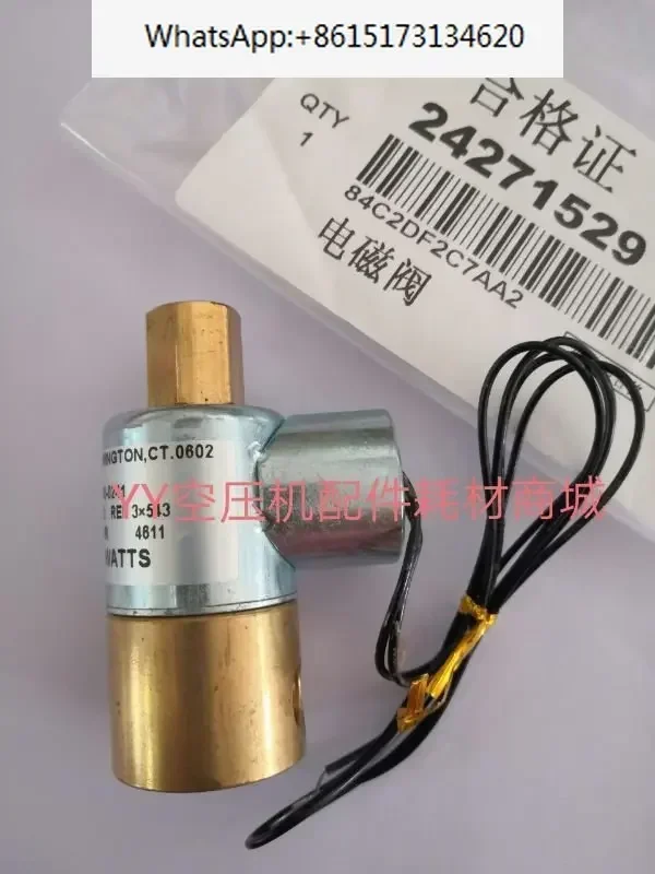 23448285 solenoid valve 24271529 is applicable to Ingersoll Rand air compressor regulation loading and unloading