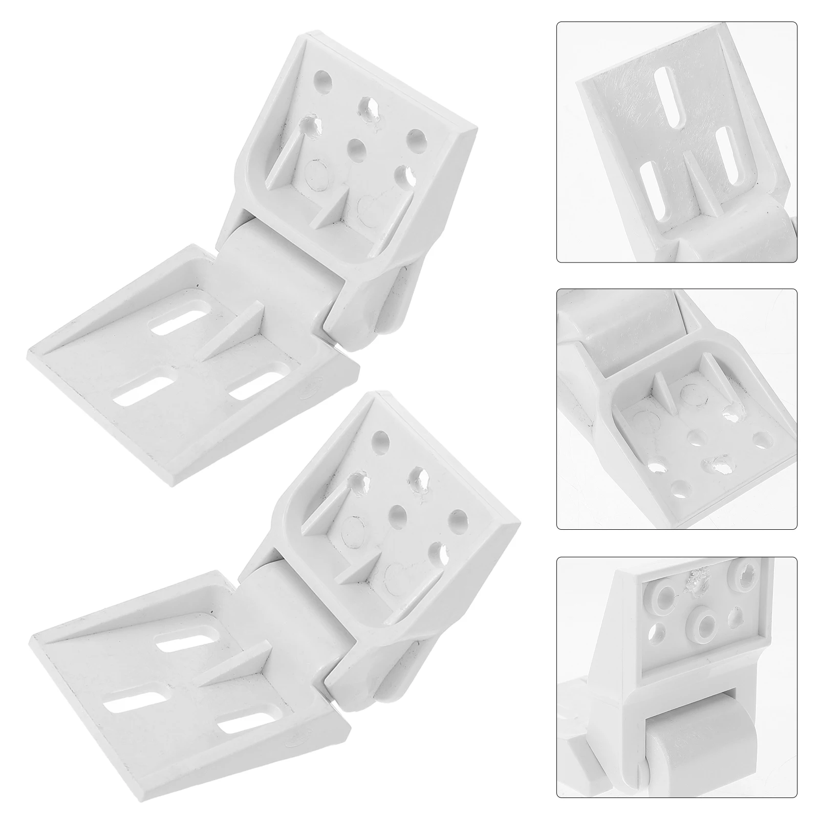 2 قطعة استبدال مفصل الثلاجة 95 ° 110 ° ملحقات الأبواب القابلة للطي، مفصلات أرجوحة الثلاجة، بلاستيك صغير عالمي #6