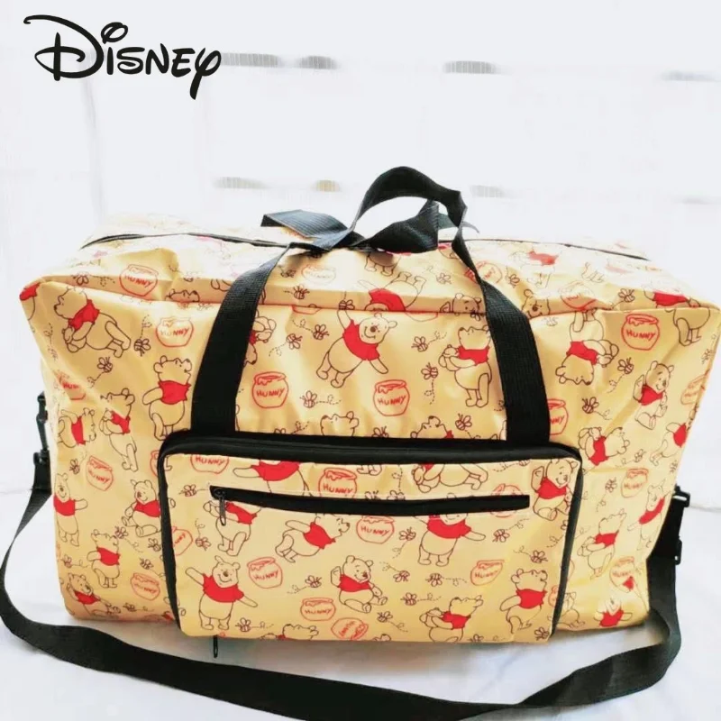 Disney New Long Distance Travel Bag Fashion High Quality Lightweight Moving Luggage Cartoon Large Capacity Clothing Storage Bag