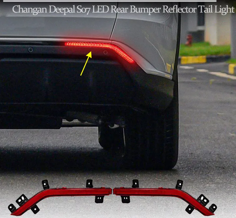 1pc for For Changan Deepal S07 S7 2023-2026 Rear Bumper Light Flow Turning LED