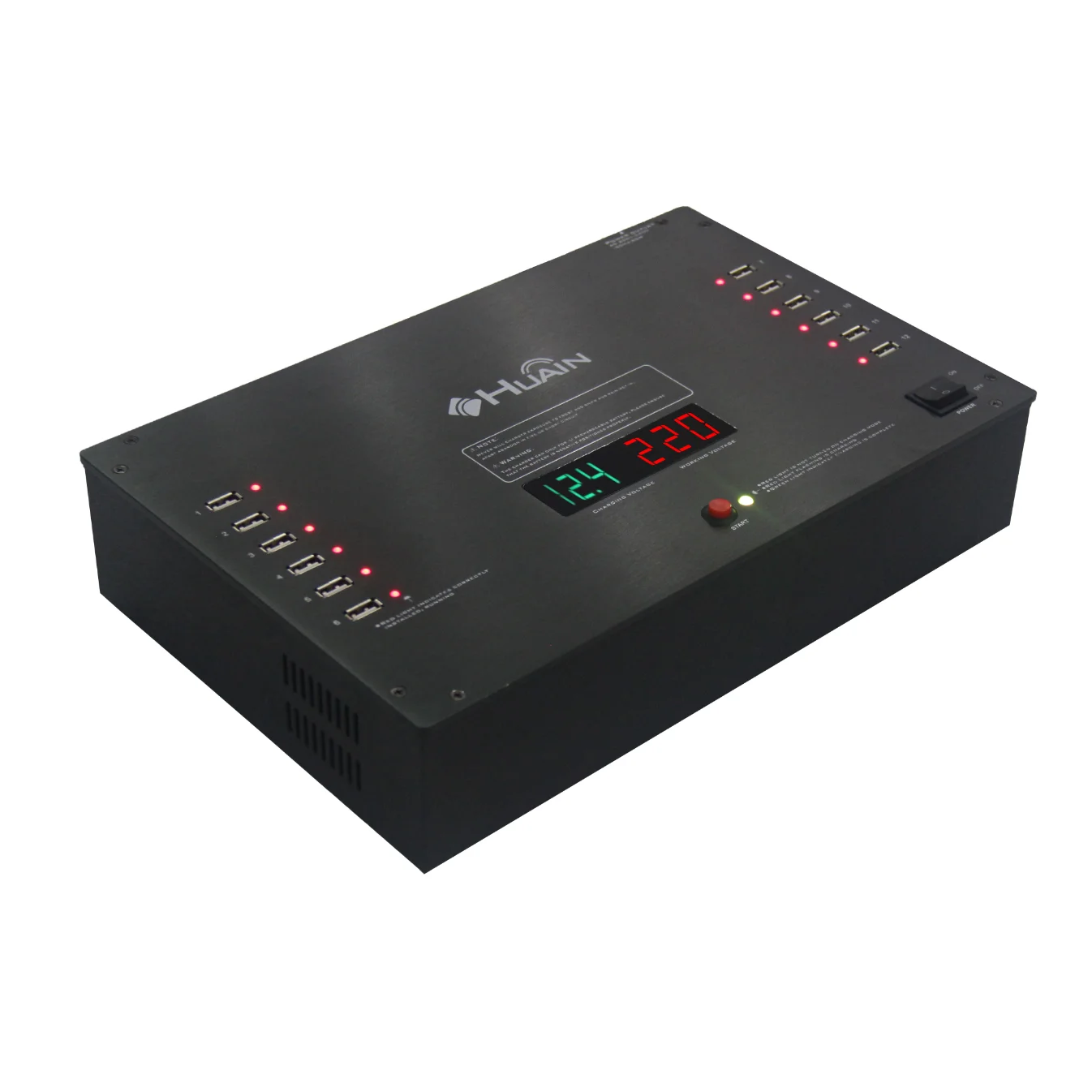 Conferencing Microphone Dedicated Cluster Controller 12 Ports USB3.0 Hub Splitter Charging BOX