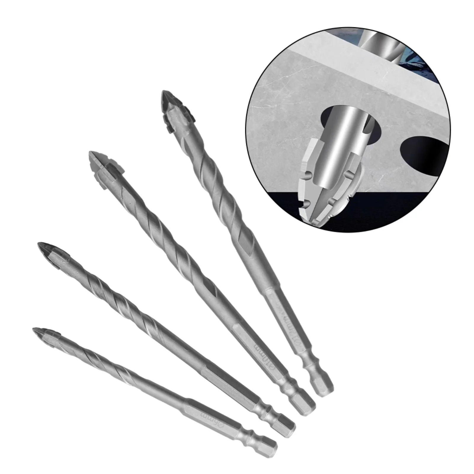 

Approx.6mm 8mm 10mm 12mm Punching Drill Bit Triangular Drill Bit For Precision Drilling Drill Bit High-Speed Punching